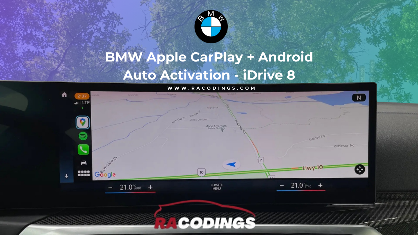 BMW Apple CarPlay + Android Auto Activation - iDrive 8